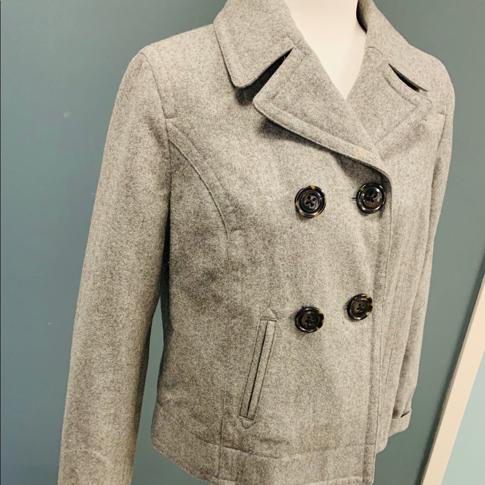 Gap Light Gray pea coat